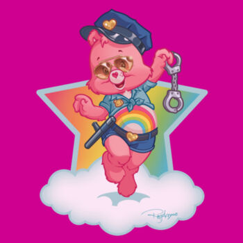 OFFICER CHEER - S/S - PREMIUM TEE - BERRY Design