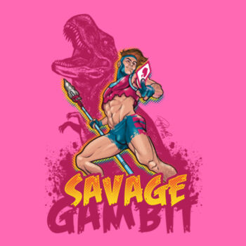 SAVAGE GAMBIT - S/S - PREMIUM TEE - PINK Design