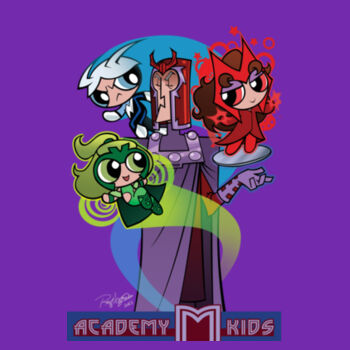 ACADEMY M KIDS - S/S - PREMIUM TEE - TEAM PURPLE Design