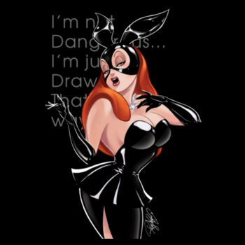 DANGEROUS RABBIT - S/S - PREMIUM TEE - BLACK Design