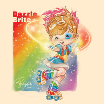 01- DAZZLE BRITE - S/S - PREMIUM TEE - SOFT CREAM Design