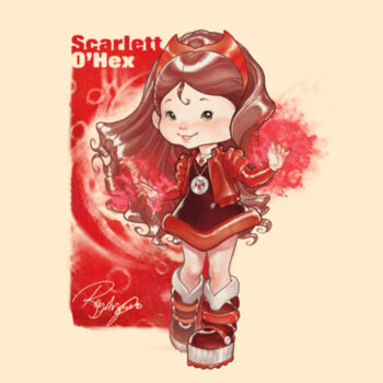 06- SCARLETT O'HEX - S/S - PREMIUM TEE - SOFT CREAM Design
