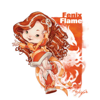 07- FENIX FLAME- S/S - 3/4 BASEBALL TEE - WHITE/RED Design