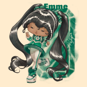 13- EMME - S/S - PREMIUM TEE - SOFT CREAM Design