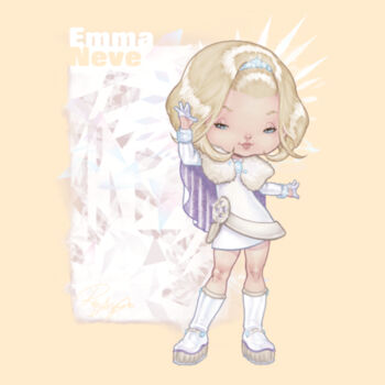25- EMMA NEVE - S/S - PREMIUM TEE - SOFT CREAM Design