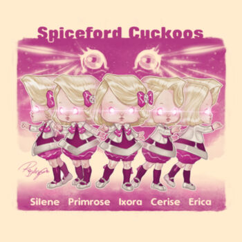 23- STEPFORD CUCKOOS - S/S - PREMIUM TEE - SOFT CREAM Design