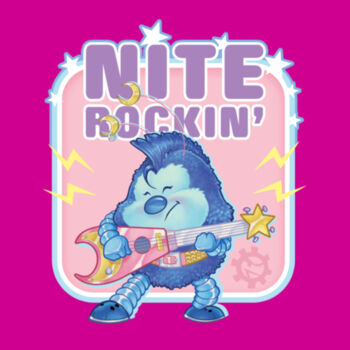 NITE ROCKIN - S/S - PREMIUM TEE - BERRY Design