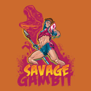 SAVAGE GAMBIT - S/S - TANK TOP - ORANGE Design