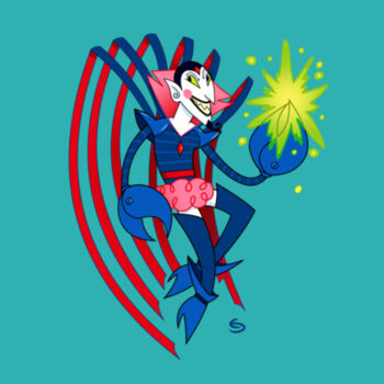 MR. HIMISTER - S/S - TANK TOP - TEAL Design