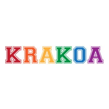KRAKOA PRIDE - S/S - PREMIUM TEE - WHITE Design