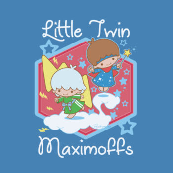 LITTLE TWINS - S/S - PREMIUM TEE - STEEL BLUE Design