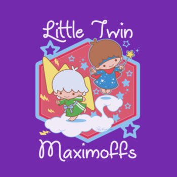 LITTLE TWINS - S/S - PREMIUM TEE - PURPLE Design