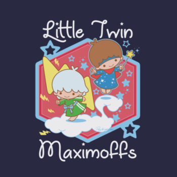 LITTLE TWINS - S/S - PREMIUM TEE - NAVY Design
