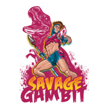 SAVAGE GAMBIT -S/S- 3/4 BASEBALL TEE - WHITE/NEON ORANGE  Design
