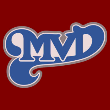 MVD BLUE - S/S - PREMIUM TEE - MAROON Design