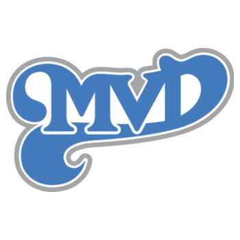 MVD BLUE - S/S - 3/4 BASEBALL TEE - WHITE/ROYAL Design