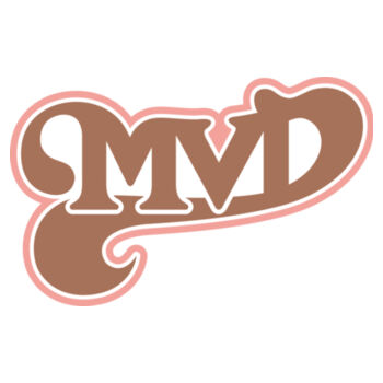 MVD BROWN -S/S- BASEBALL TEE - WHITE/RED Design