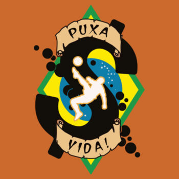XROP PUXA - S/S - TANK TOP -BURNT ORANGE Design