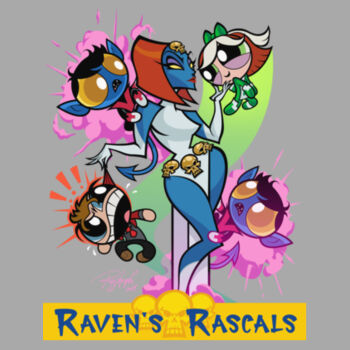RAVEN'S RASCALS - S/S - HOODIE - LIGHT HEATHER GRAY Design