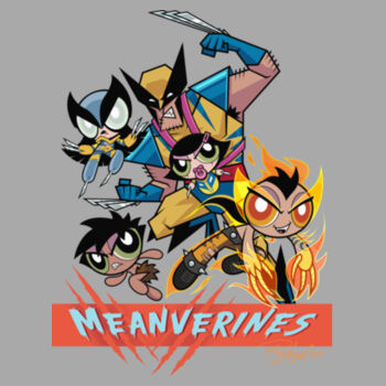 MEANVERINES- S/S - HOODIE - LIGHT HEATHER GRAY Design