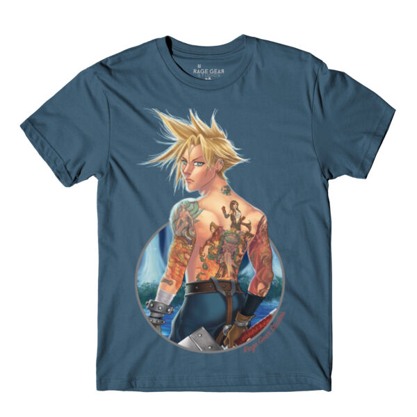 SEVEN - S/S - PREMIUM TEE - STEEL BLUE Thumbnail