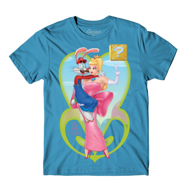 POWER UP PRINCESS -S/S - PREMIUM TEE - AQUA Thumbnail