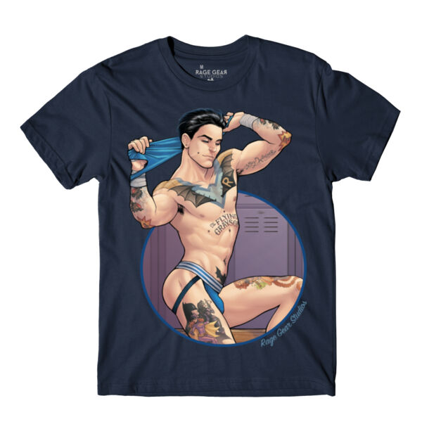 NIGHT DICK - S/S - PREMIUM TEE - NAVY Thumbnail