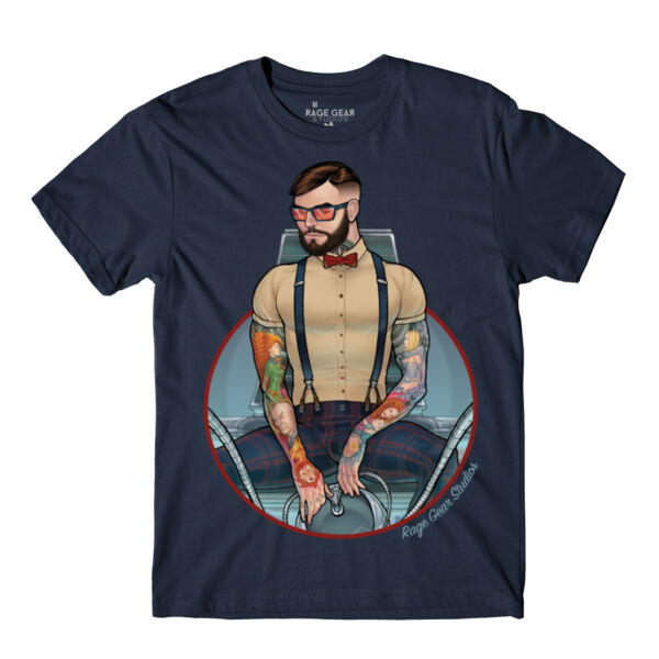 SLIM - S/S - PREMIUM TEE - NAVY Thumbnail