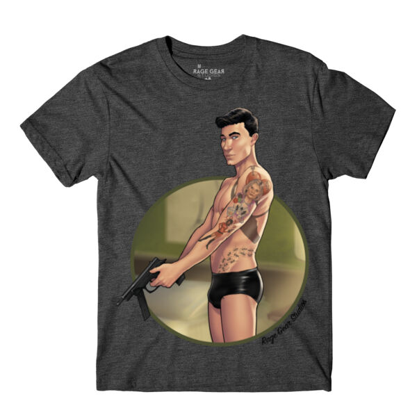 SPEEDO SPY - 3/4 - PREMIUM TEE - BLACK Thumbnail