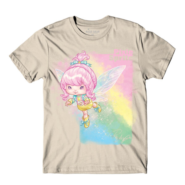 03- PIXIE SPRITE - S/S - PREMIUM TEE - SOFT CREAM Thumbnail