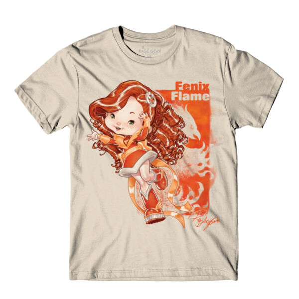 07- FENIX FLAME- S/S - PREMIUM TEE - SOFT CREAM Thumbnail