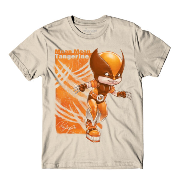 08- MEAN MEAN TANGERINE - S/S - PREMIUM TEE - SOFT CREAM Thumbnail