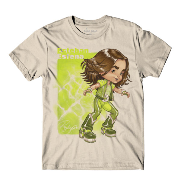 11 - ESTEBAN ESFENA - S/S - PREMIUM TEE - SOFT CREAM Thumbnail