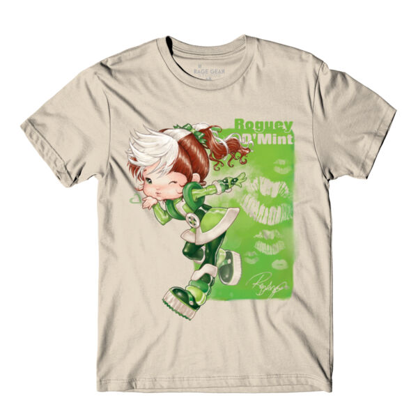 12- ROGUEY D'MINT - S/S - PREMIUM TEE - SOFT CREAM Thumbnail