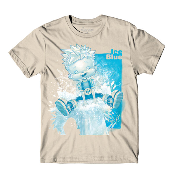 16- ICE BLUE - S/S - PREMIUM TEE - SOFT CREAM Thumbnail