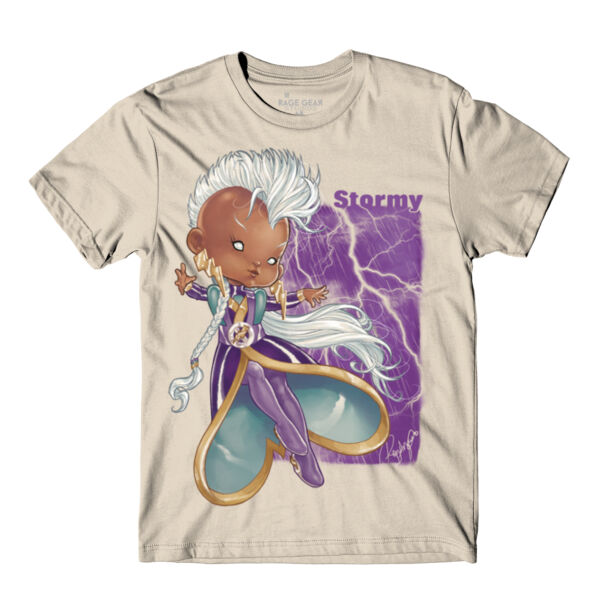 21- STORMY - S/S - PREMIUM TEE - SOFT CREAM Thumbnail