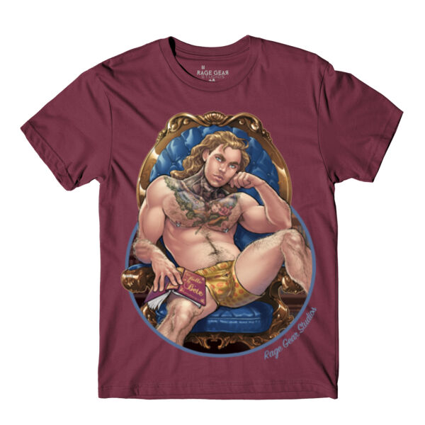 ADAM - S/S - PREMIUM TEE - MAROON Thumbnail