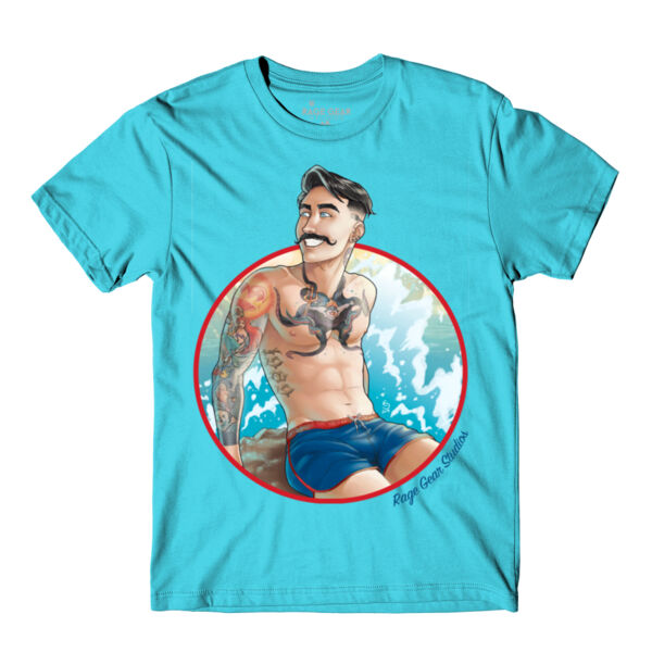 ERIC - S/S - PREMIUM TEE - TURQUOISE Thumbnail