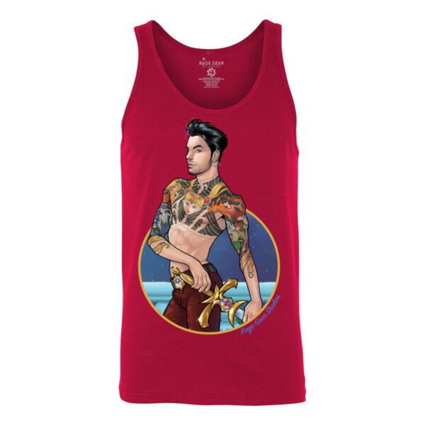 MOON NIGHT - S/S - TANK TOP - RED Thumbnail