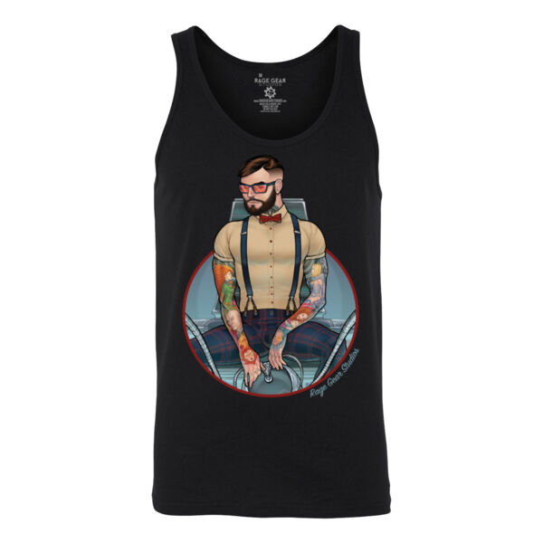 SLIM - S/S - TANK TOP - BLACK Thumbnail