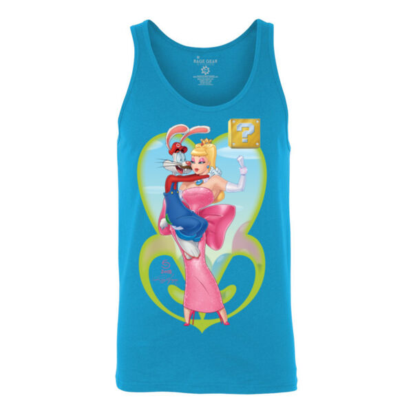 POWER UP PRINCESS - S/S - TANK TOP - NEON BLUE Thumbnail