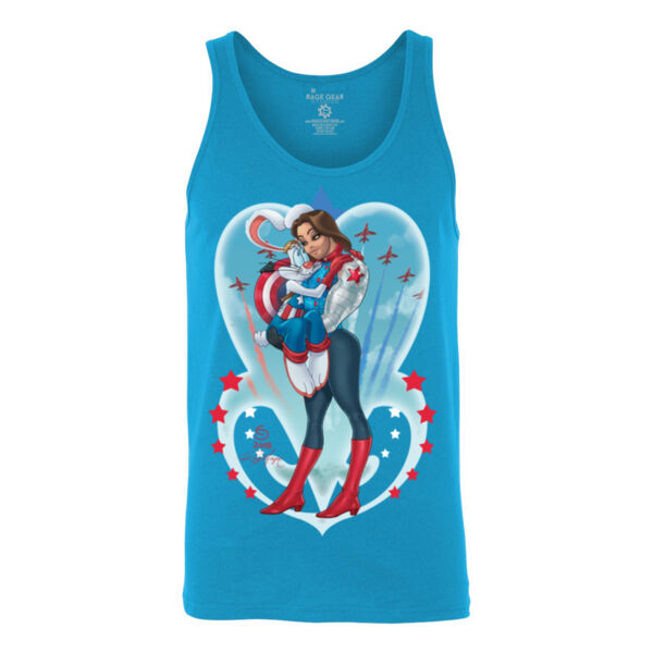 SCOUT AND SCAMP - S/S - TANK TOP - NEON BLUE Thumbnail