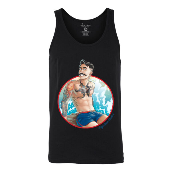 ERIC - S/S - TANK TOP - BLACK Thumbnail