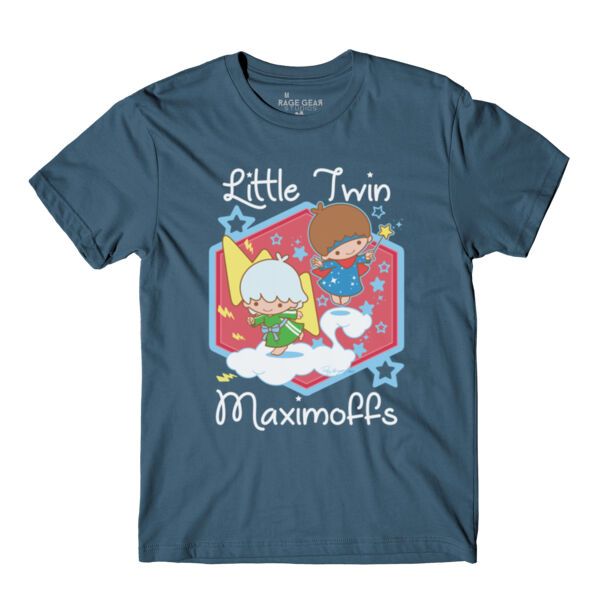 LITTLE TWINS - S/S - PREMIUM TEE - STEEL BLUE Thumbnail