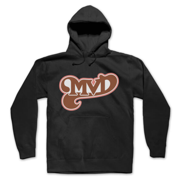 MVD BROWN -S/S- PULLOVER HOODIE - BLACK Thumbnail