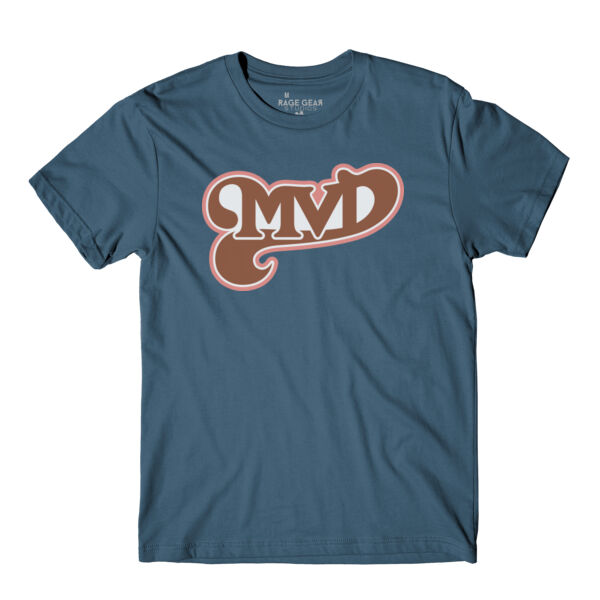 MVD BROWN -S/S- PREMIUM TEE - STEEL BLUE Thumbnail
