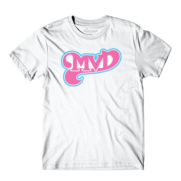 MVD PINK - S/S - PREMIUM TEE - WHITE Thumbnail