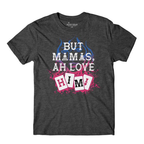 BUT MAMAS, BLUE - S/S - PREMIUM TEE - CHARCOAL Thumbnail