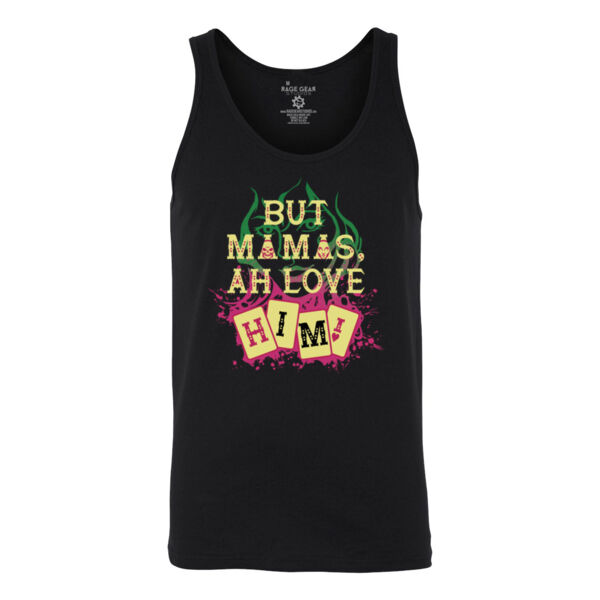 BUT MAMAS, GREEN - S/S - TANK TOP - BLACK Thumbnail