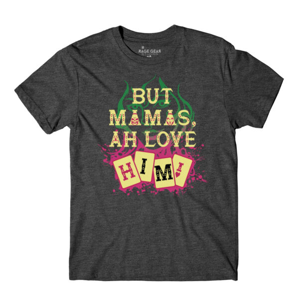 BUT MAMAS, GREEN - S/S - PREMIUM TEE - CHARCOAL Thumbnail